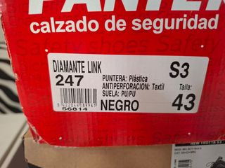 Zapatos Panter S3 Negros