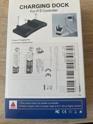 Base de Carga Dual para Mandos PS5