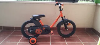 Bicicleta infantil 14 naranja Decathlon