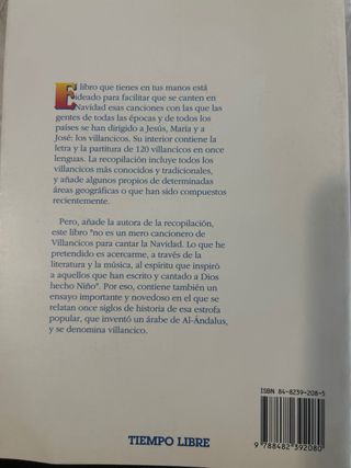 Libro Villancicos Textos y Partituras