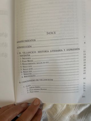 Libro Villancicos Textos y Partituras
