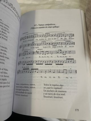 Libro Villancicos Textos y Partituras
