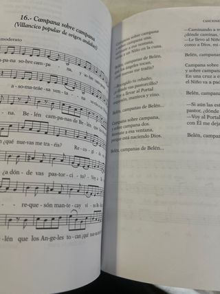 Libro Villancicos Textos y Partituras