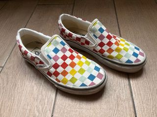Zapatillas Vans Checkerboard Arcoíris Talla 35