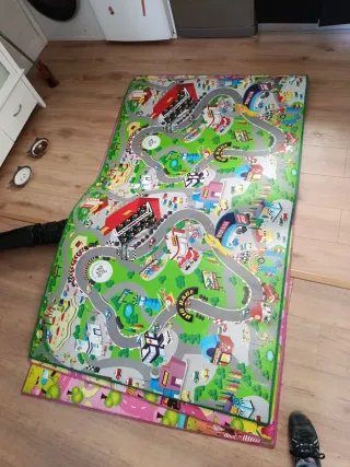 Alfombra infantil coches 120x200 impermeable