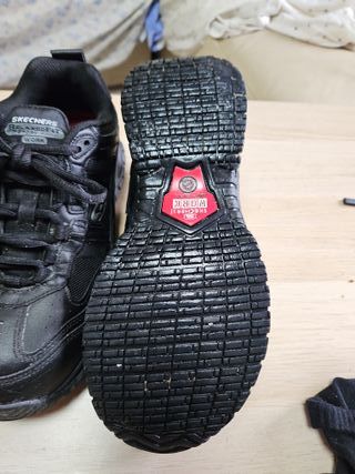 Zapatos Skechers Work Negro