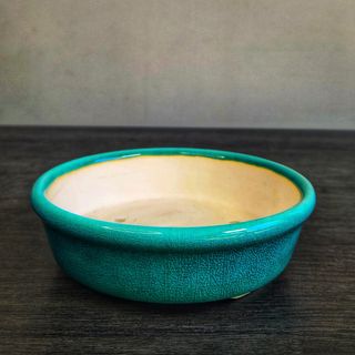 Vaso bonsai Cerâmica Yixing Verde 11.5cm