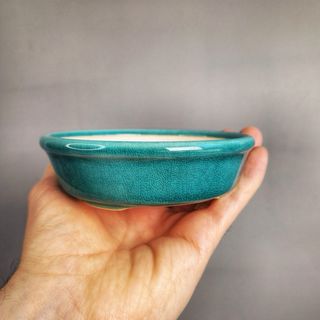 Vaso bonsai Cerâmica Yixing Verde 11.5cm