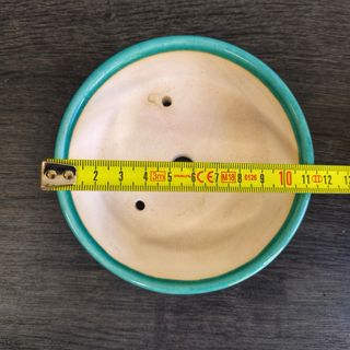 Vaso bonsai Cerâmica Yixing Verde 11.5cm