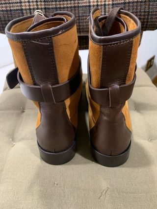 Botines Uterque Ante Talla 38 Nuevos
