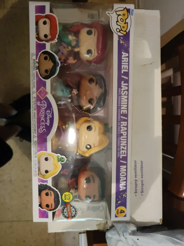 Funko Pop Disney Princess 4 Pack