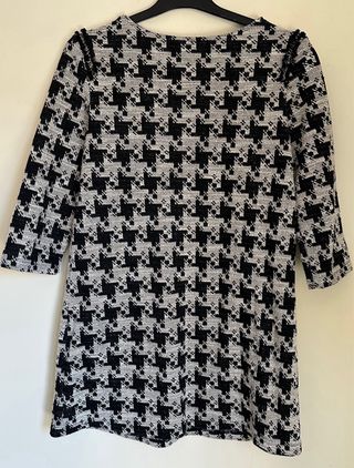 Vestido Sfera Negro y Blanco Talla S