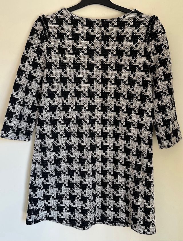 Vestido Sfera Negro y Blanco Talla S