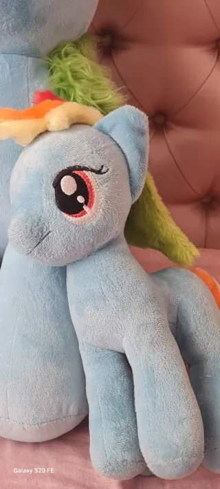 2 Peluche Rainbow Dash My Little Pony