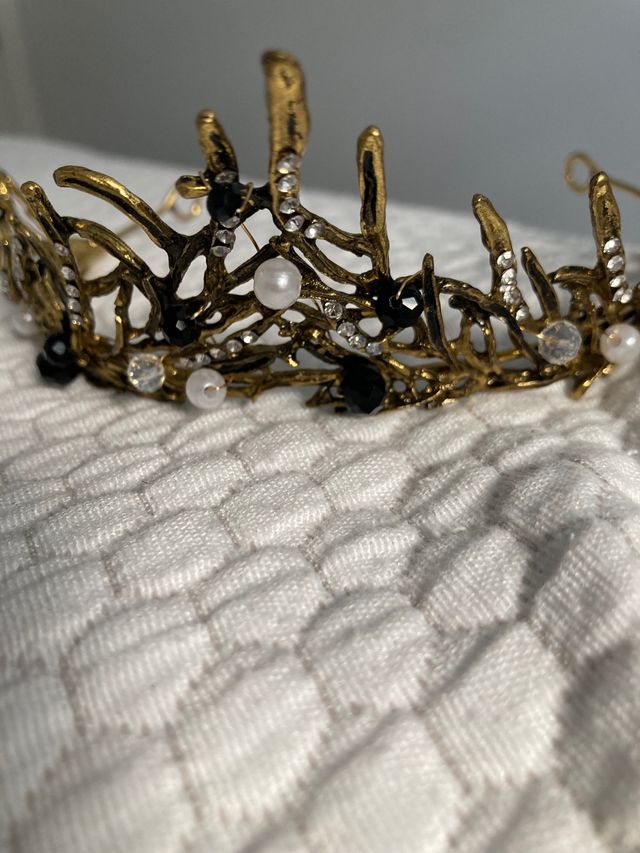 Diadema / Tiara. Reina Oscura/Ravenna. Halloween