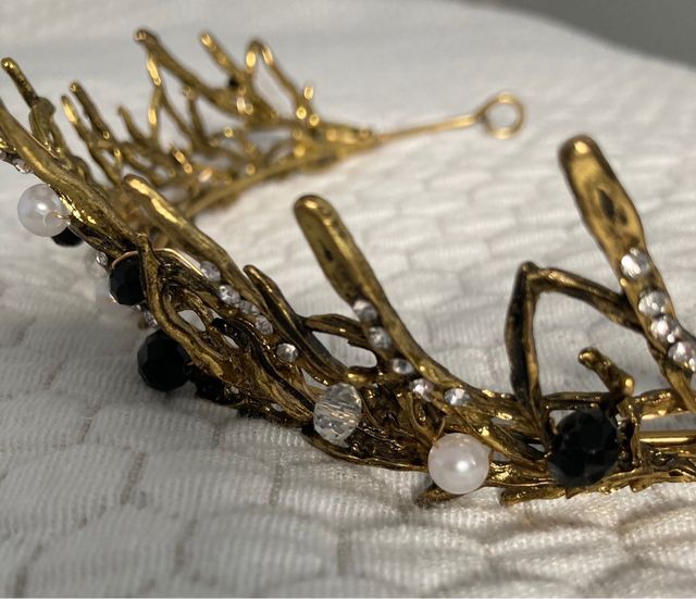 Diadema / Tiara. Reina Oscura/Ravenna. Halloween