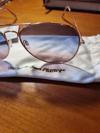Gafas de sol Sun Planet mujer doradas moradas