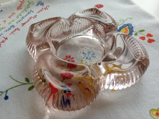 3 Ceniceros vintage vidrio y cerámica