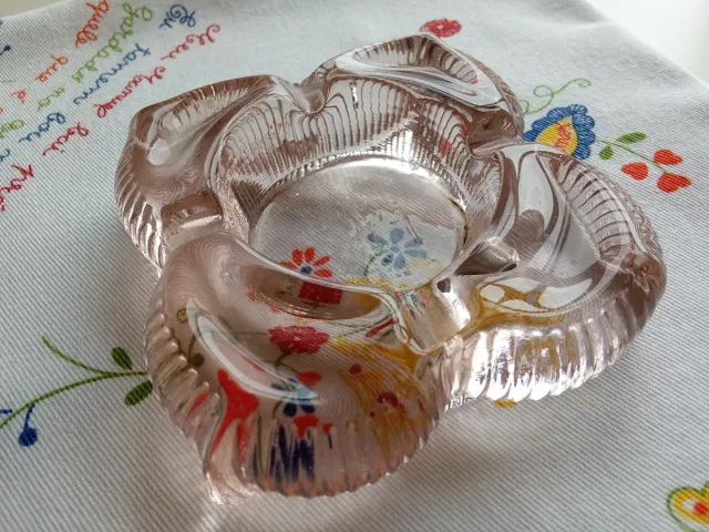 3 Ceniceros vintage vidrio y cerámica