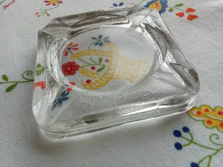 3 Ceniceros vintage vidrio y cerámica