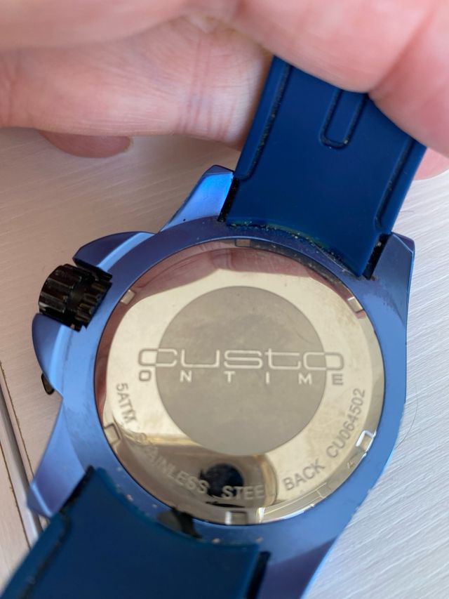 Reloj Custo On Time CU06502 Azul