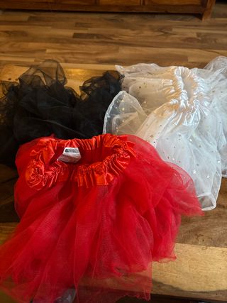 Faldas de ballet/tutu (3 unidades)