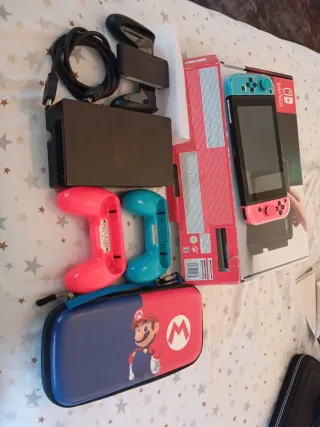 Nintendo Switch Azul y Rosa