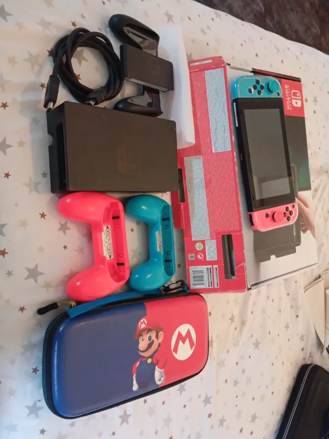 Nintendo Switch Azul y Rosa