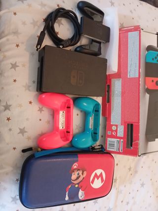 Nintendo Switch Azul y Rosa