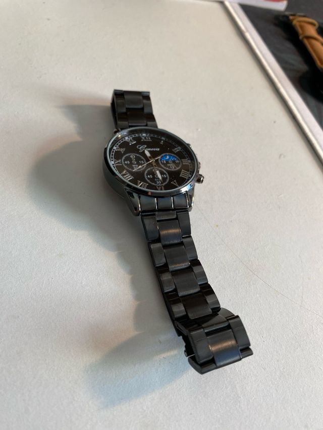 Reloj Geneva Negro Hombre