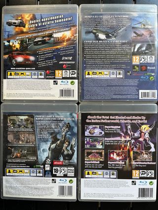 Juegos PS3 12€/unidad