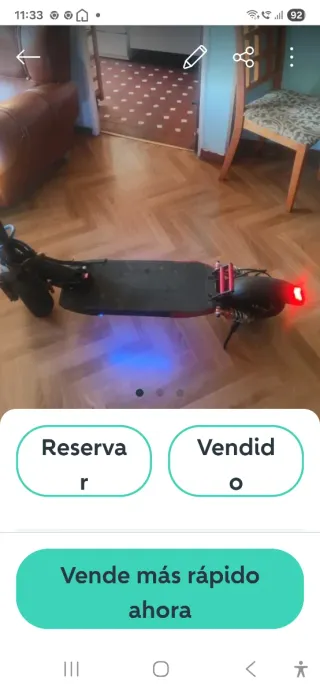 Patinete Eléctrico con Luces LED