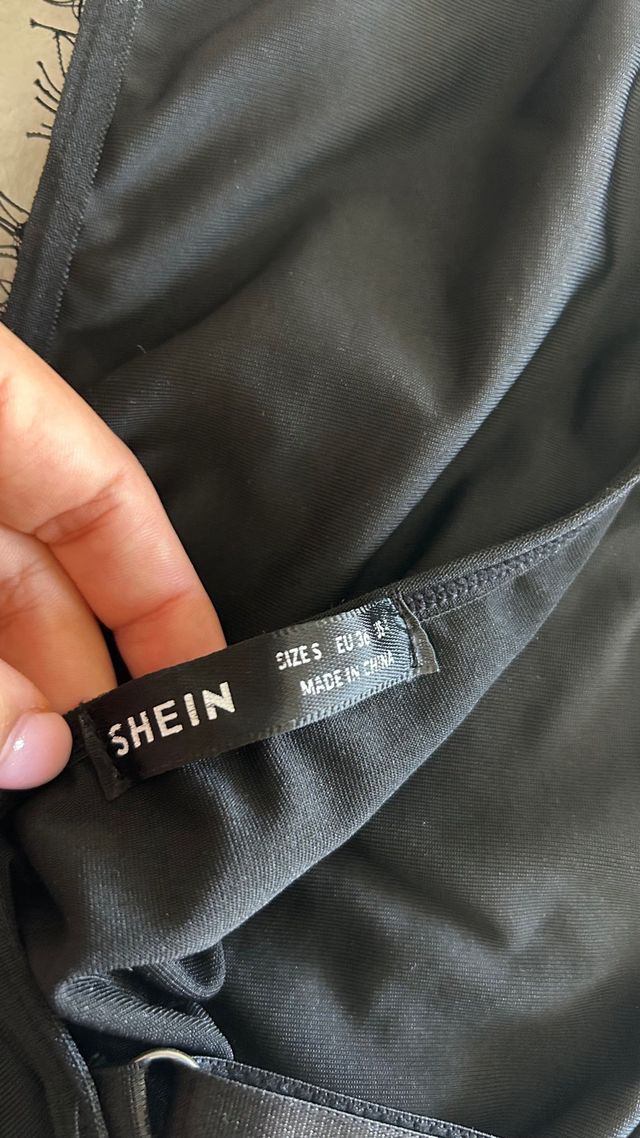 Pack 2 Tops Negros Shein Talla S