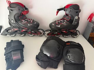 Patines Oxelo Talla 29 + Protecciones