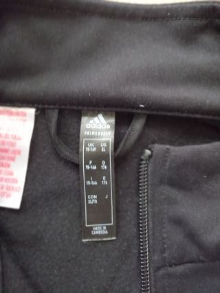 Chándal Adidas Negro Adolescente