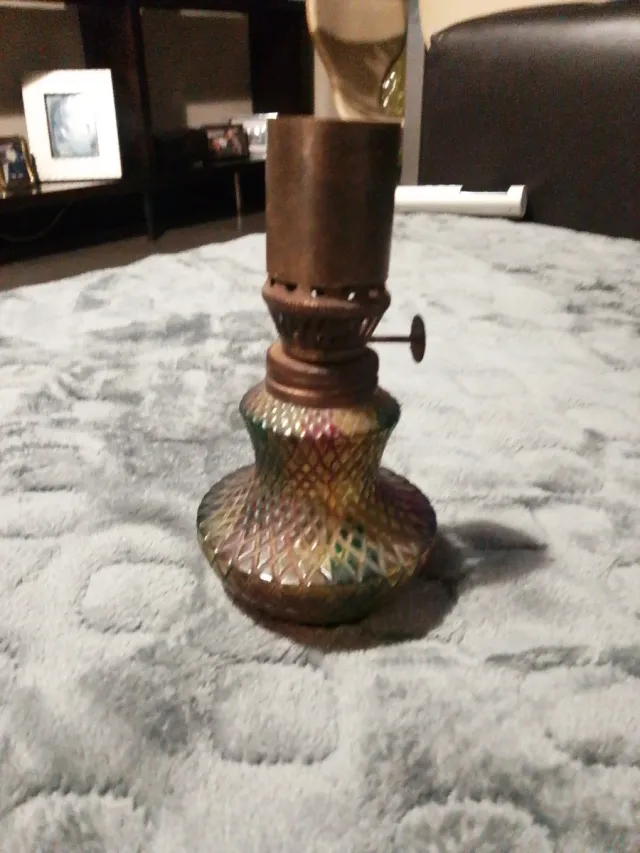 Candil antiguo de cristal