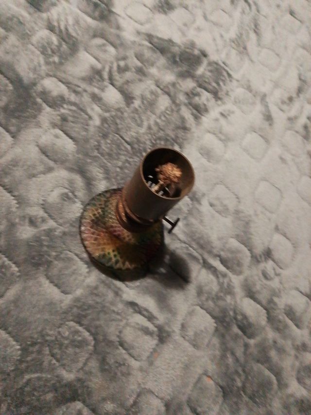 Candil antiguo de cristal