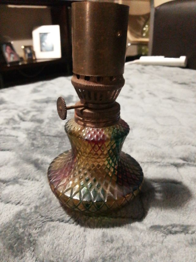 Candil antiguo de cristal