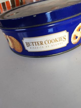 Scatola Latta Biscotti Anni 70 Vintage