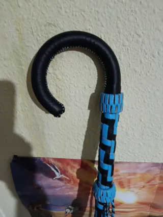 Cachaba artesanal de cuero