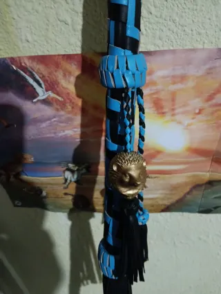 Cachaba artesanal de cuero