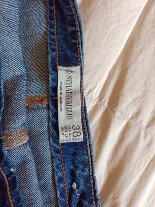 Falda pantalón vaquera. Skort. 