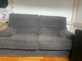 Sofá de 2 plazas gris