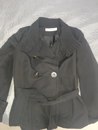 Chaqueta Zara Negra Fina