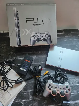 Consola Sony PlayStation 2 slim satin silver