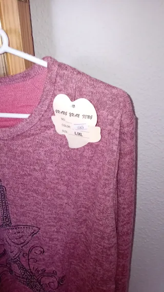 Jersey mujer rosa/morado talla XXL