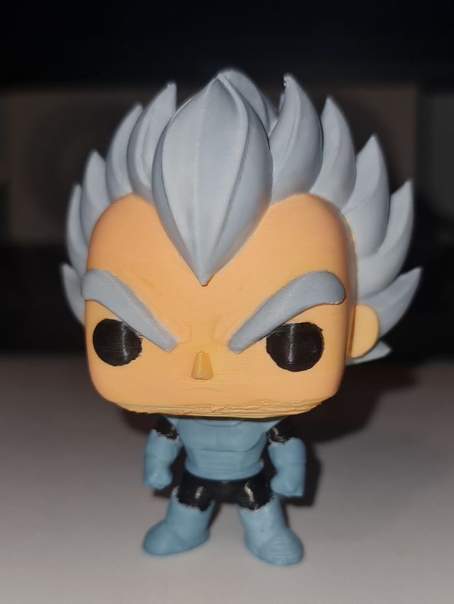 Mini Funko Vegeta Dragon Ball - Pintado a mano