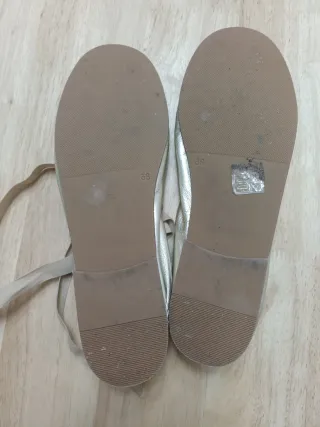 Bailarinas Zapatitos Niña Doradas