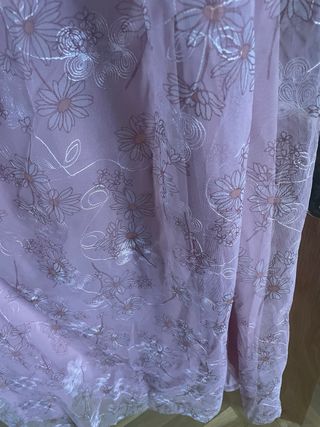 Vestido rosa largo sin estrenar. 