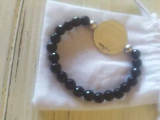 Pulsera Tous Plata y Onix